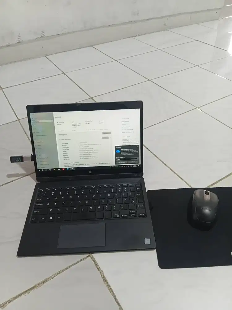 Laptop dell two in one