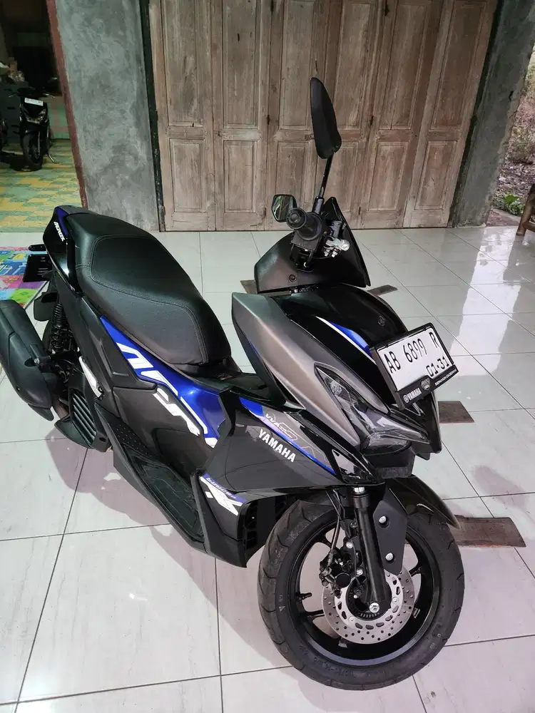 Aerox alpha abu hitam 2025 low km 7ribuan gbm