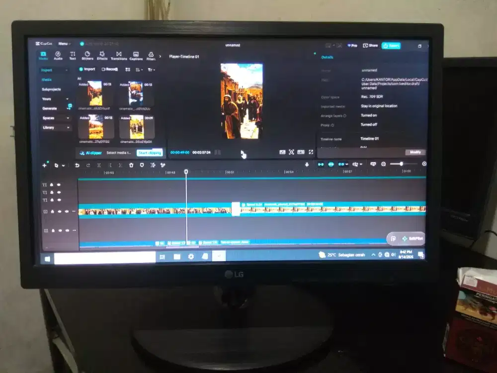 LED monitor PC / cctv input VGA