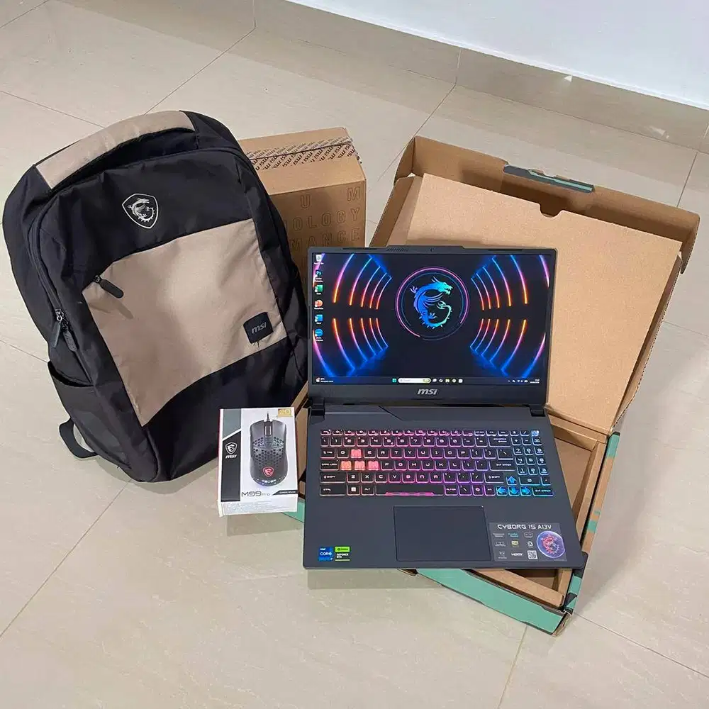 Laptop Gaming RTX 4060 Core i7-13620H RAM 16GB DDR5 1TB Garansi!