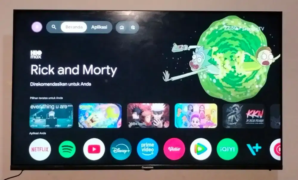 43 QLED 4K UHD CHANGHONG GOOGLE TV SMART ANDROID DIGITAL