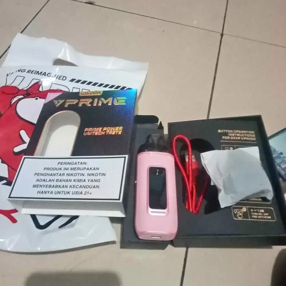 V-prime Pinky Edition Bekas Pemakaian Cewe Gratis Isi Msh Baru & Segel