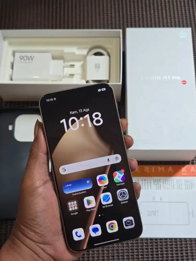 Xiaomi 15T Pro 5G 12/512 Mulus Fullset Ori Garansi Aktif