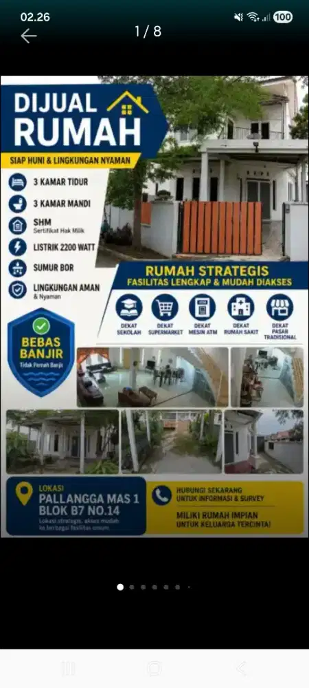 Dijual Rumah aman nyaman siap huni