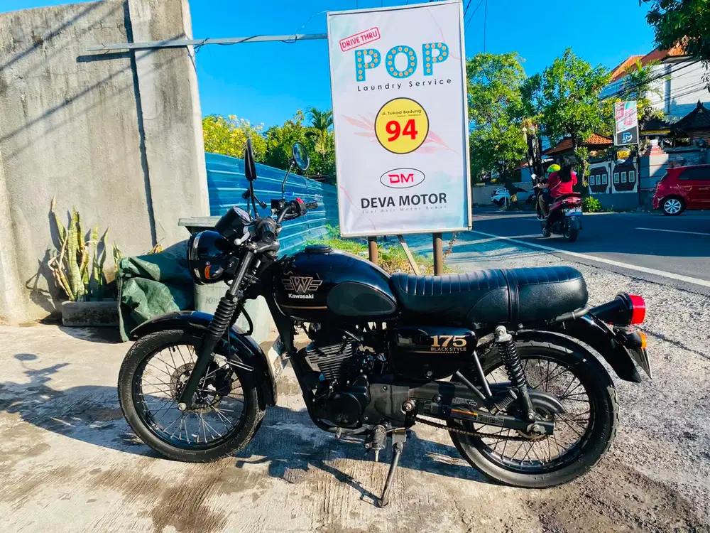 Kawasaki w 175 hitam Deva motor