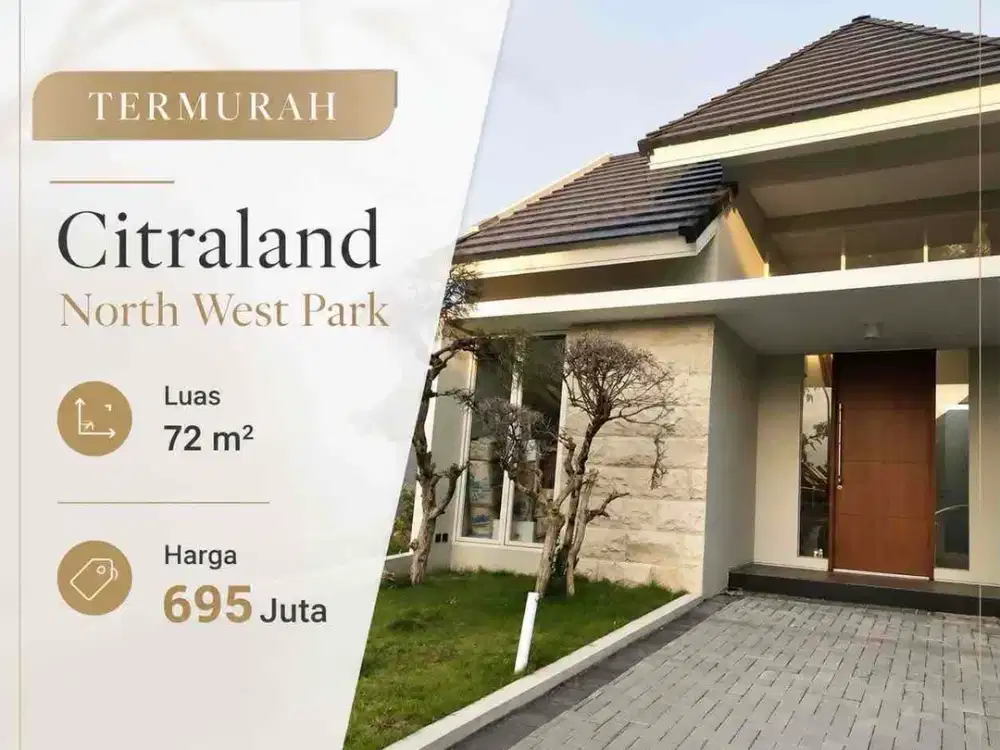Termurah‼Rumah Northwest Park Citraland