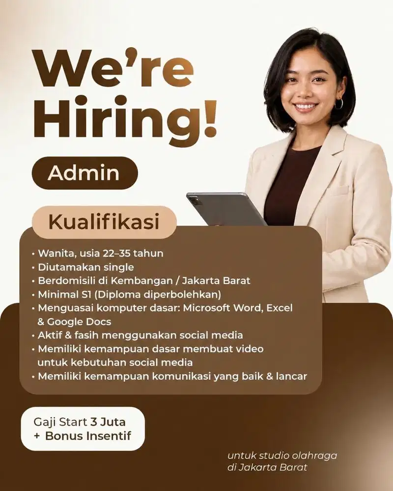 Lowongan Kerja Admin