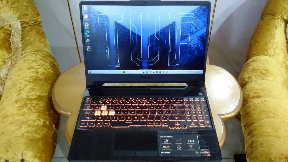 Laptop Garansi Real Gaming GTX1650 ASUS TUF Ryzen 7 Ram 16GB SSD 512GB