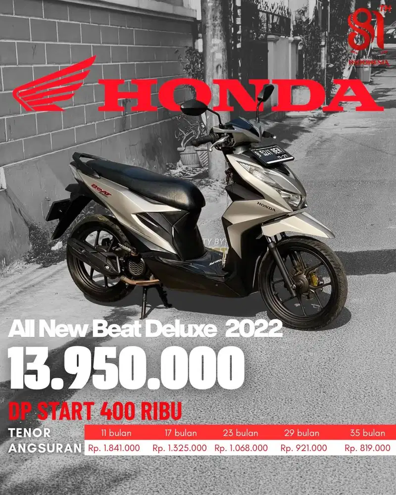 HONDA ALL NEW BEAT DELUXE 2022