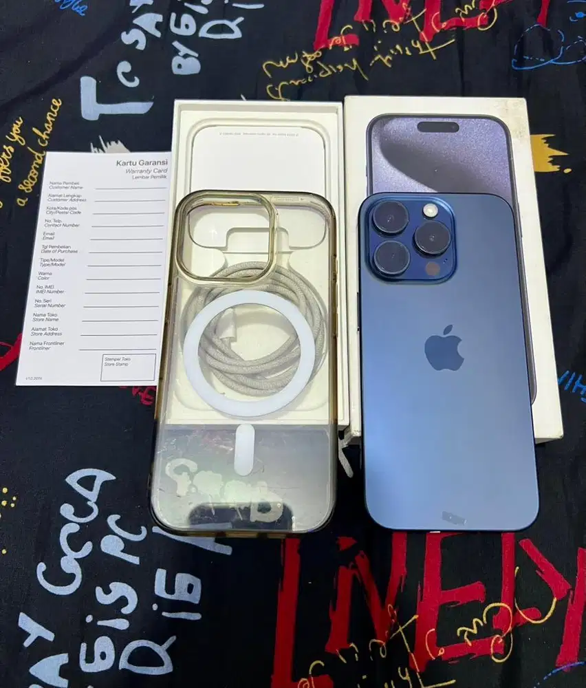IPHONE 15 PRO 128GB RESMI IBOX FULL ORI