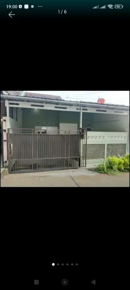 Di sewa rumah nyaman, segar