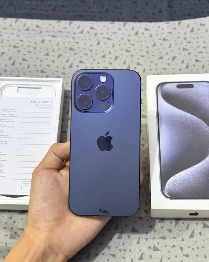 IPHONE 15 PRO 128GB RESMI IBOX FULLSET ORI