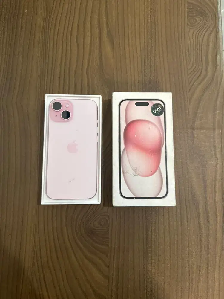 iPhone 15Basic 128Gb resmi iBox Bh 100%