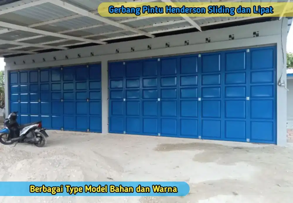 Gerbang Pintu Henderson Untuk Garasi Rumah Toko Gudang Dan Bengkel
