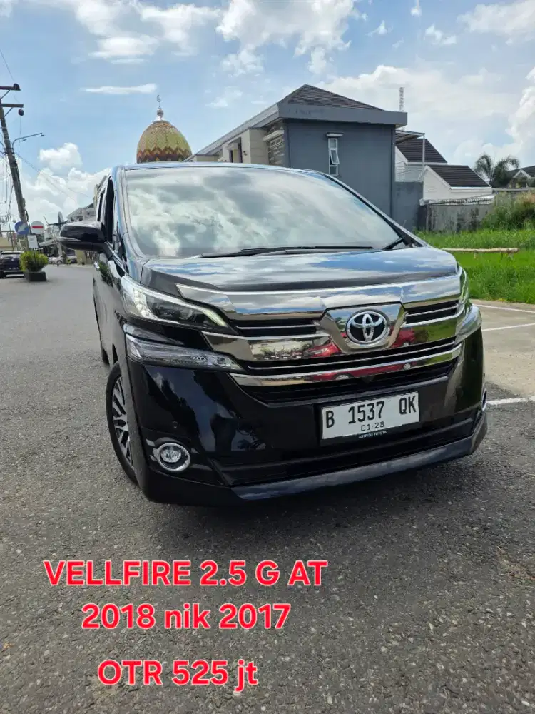 Vellfire 2.5 G AT 2018 .