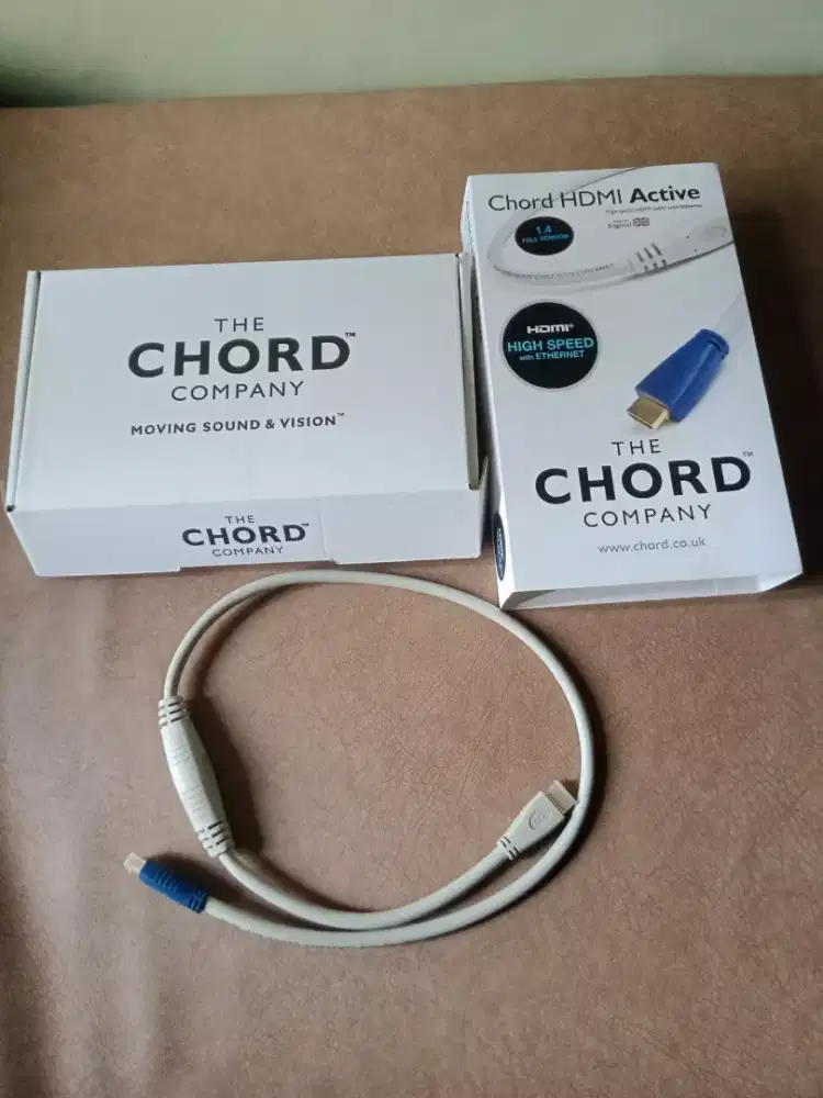 HDMI CABLE merk Chord Active Silver Plus