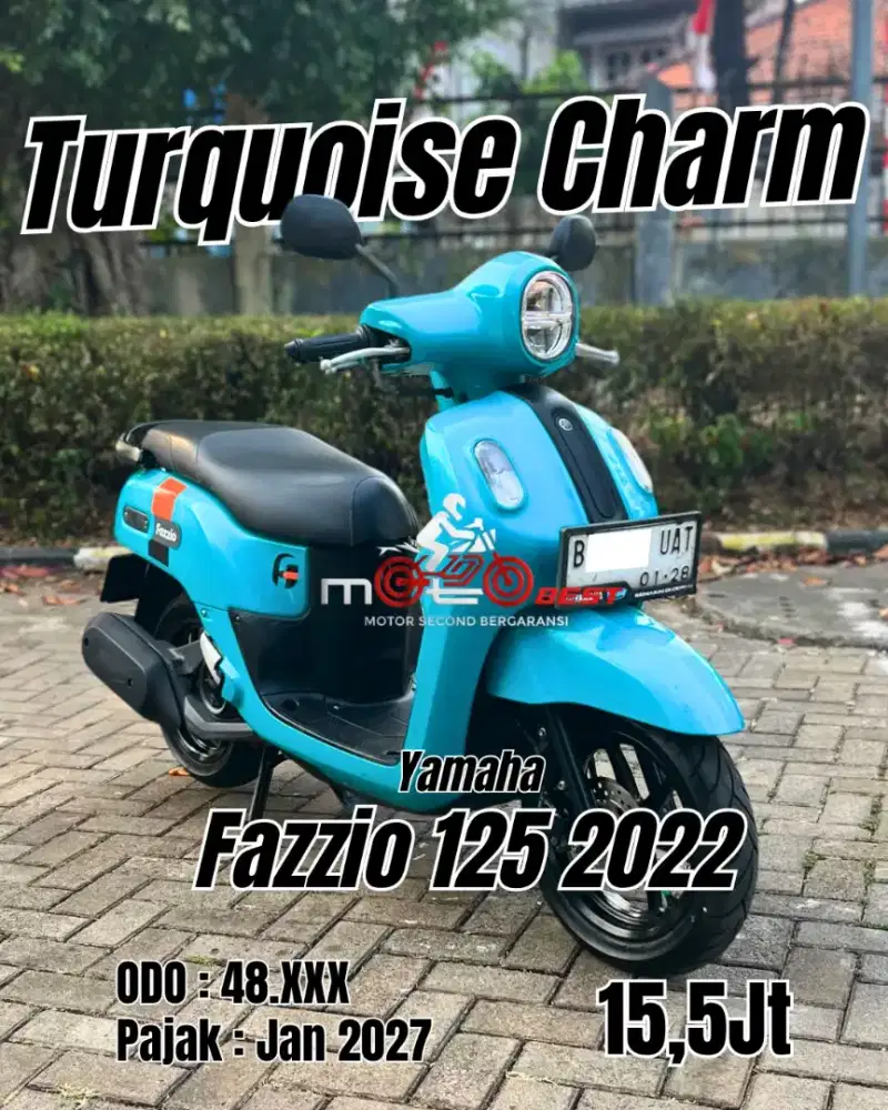 Cash Only Yamaha Fazzio 125cc Keyless 2022