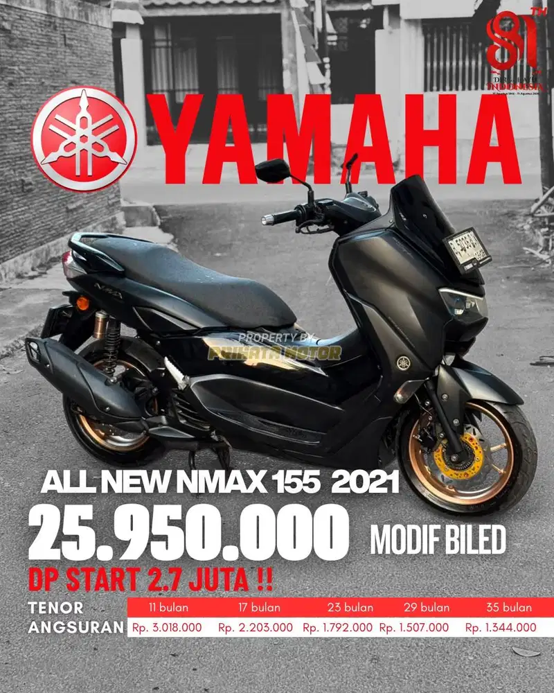 ALL NEW NMAX 155 2021 MODIFIKASI BILED