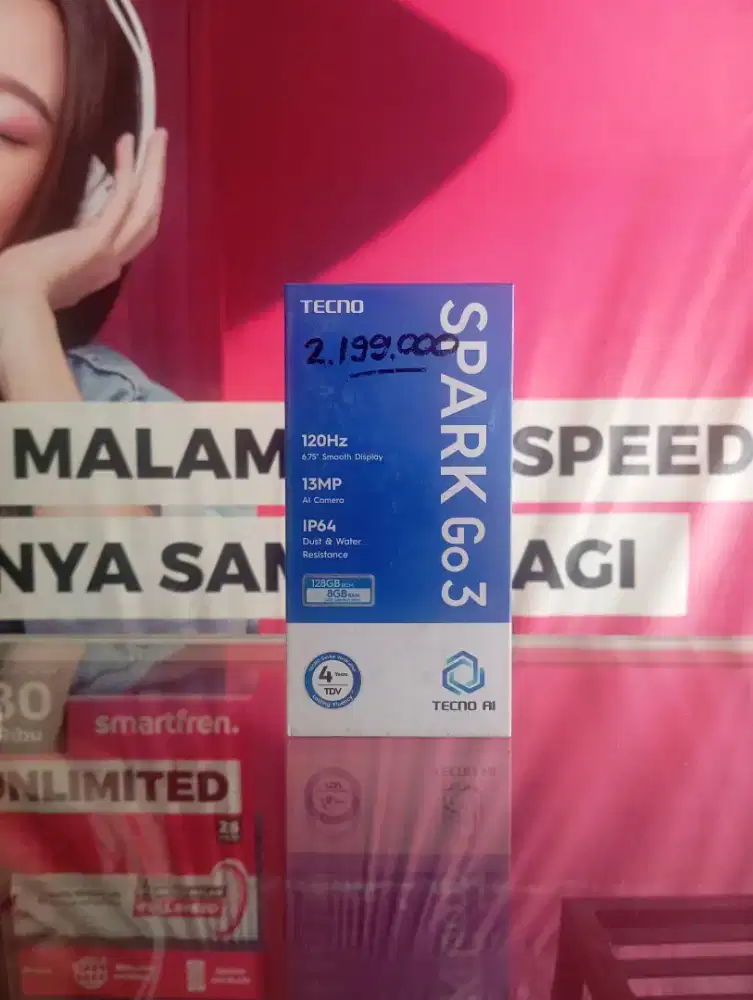 HP TECNO SPARK GO 3 NEW PROMO CUCI GUDANG