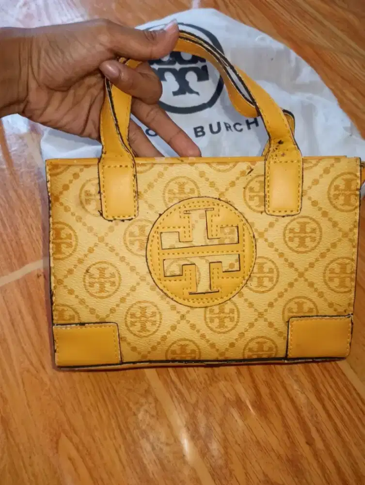 TAS TORY BURCH KUNING PRELOVED Kondisi 95%