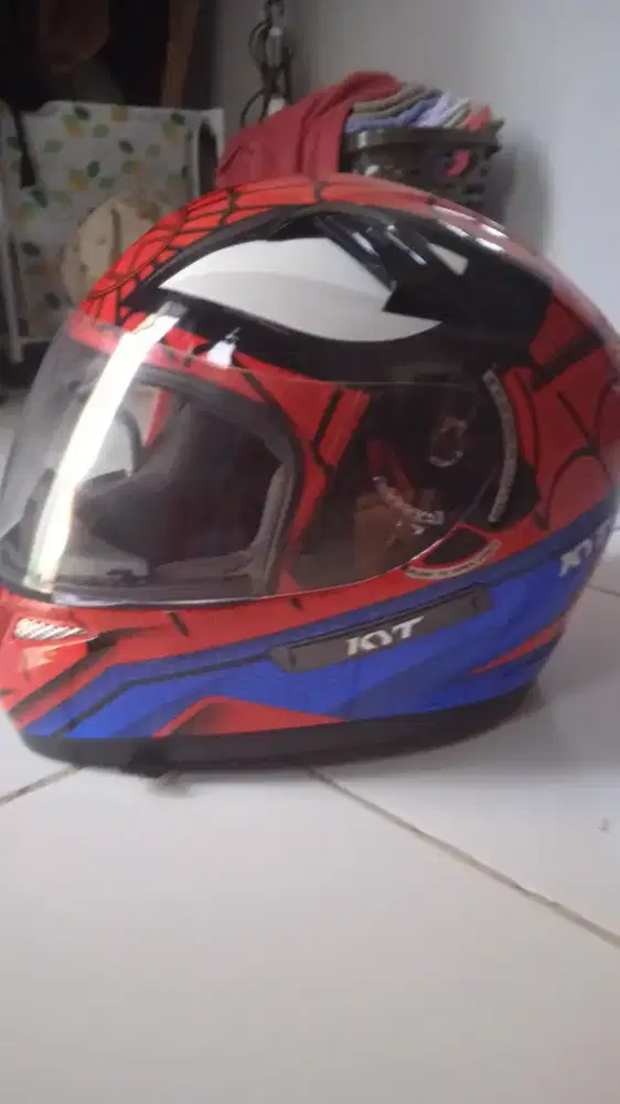 Helm Fullface KYT - motif Spiderman