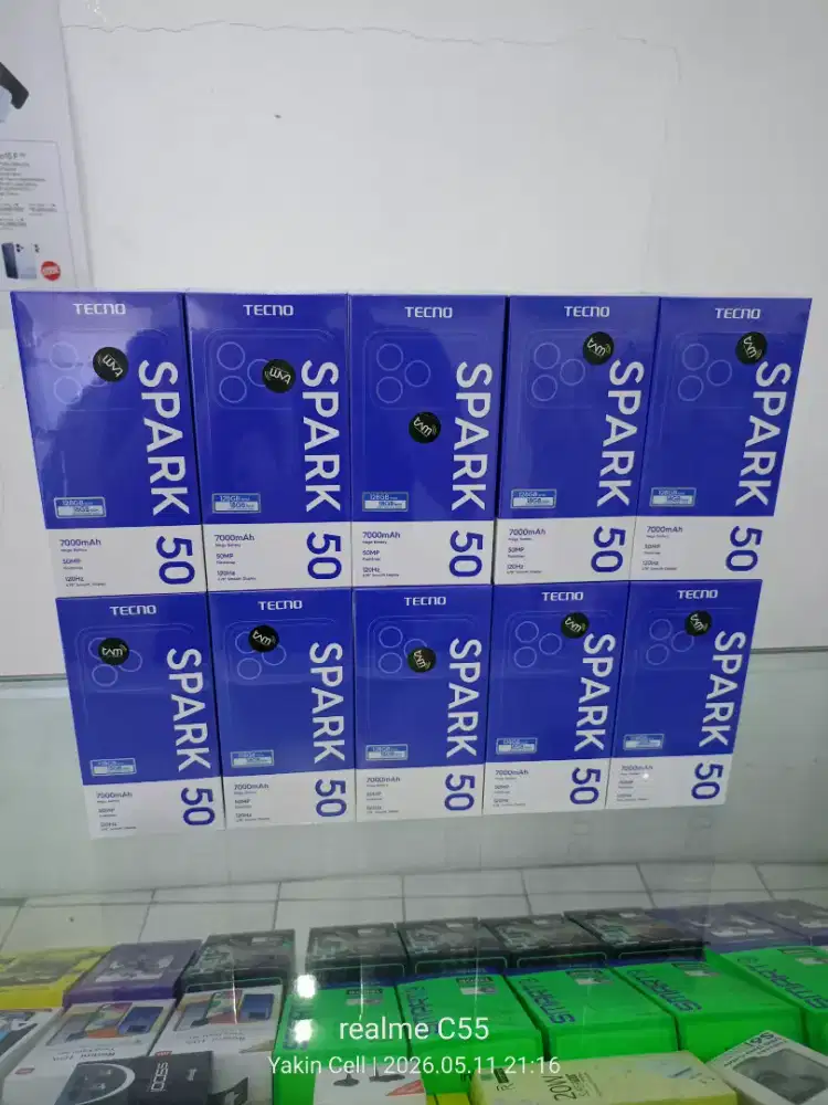 Tecno Spark 50 6+12/128 GB Batre 7000 mAh Helio G81 Garansi Resmi