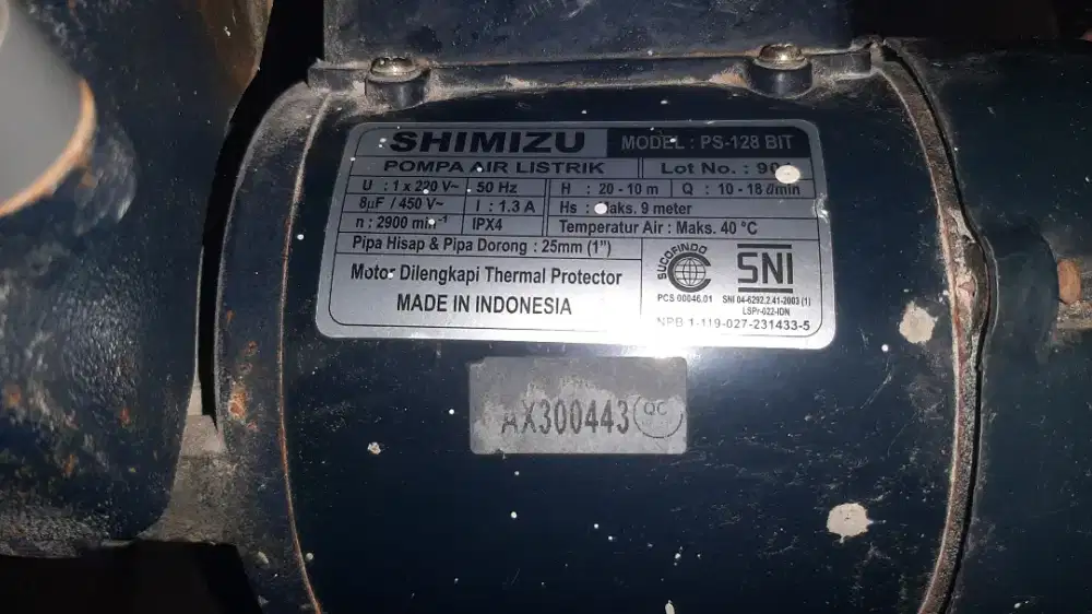 Pompa Air PS 128 BIT SHIMIZU