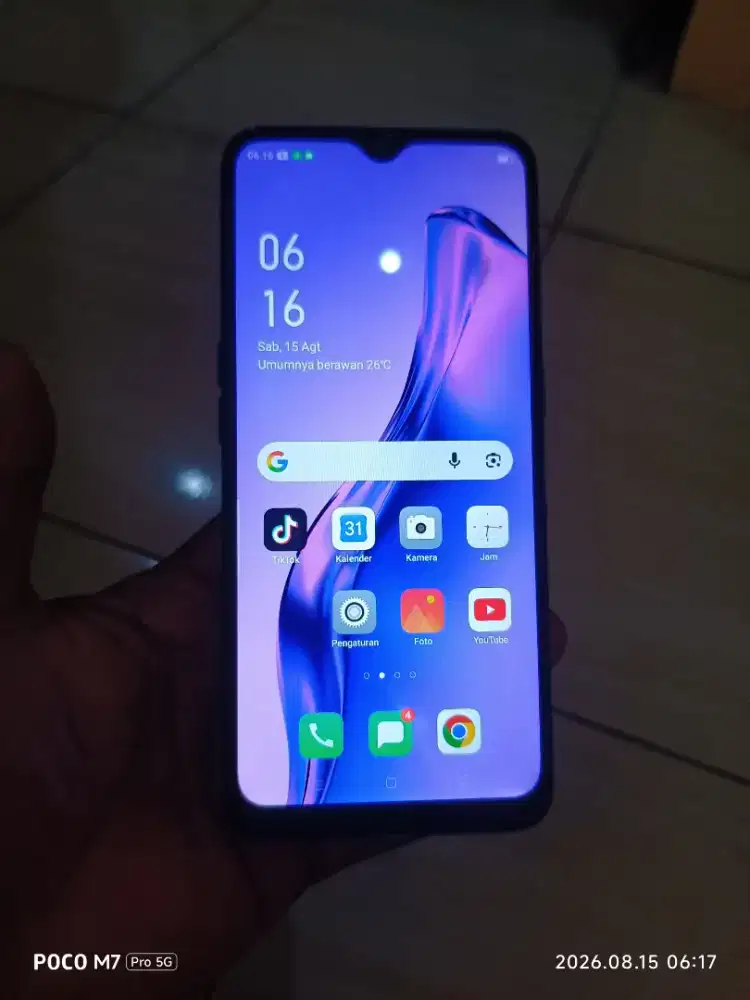 Oppo A31 ram 8/256 mulus normal dan segel
