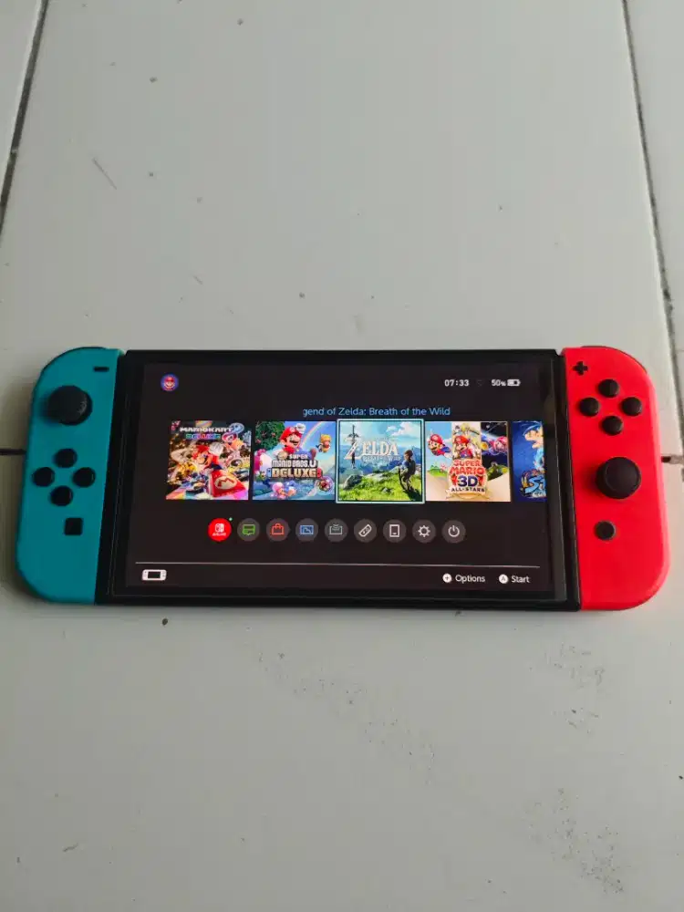Nintendo switch oled cfw 64 gb tanpa SD card unit only