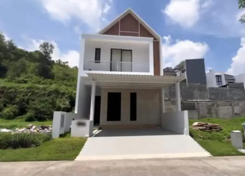 Rumah dijual mewah 2 lantai full furniture bukitsari citrasun garden