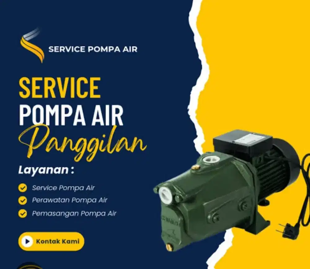 servis pompa air, servis kulkas, servis mesin cuci panggilan