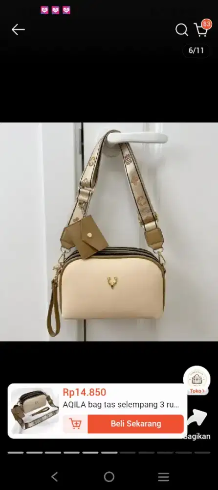 Tas daily 3 ruang