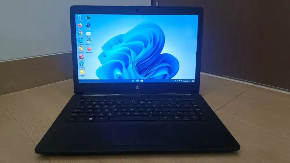 Nominus laptop slim hp 14 ram 4gb ddr4 hdd 500gb normal baterai awet