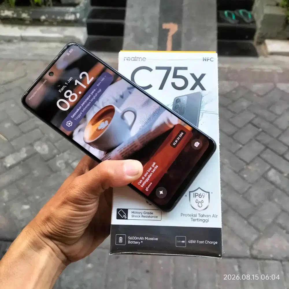 Realme X75X 8/128gb fullset original