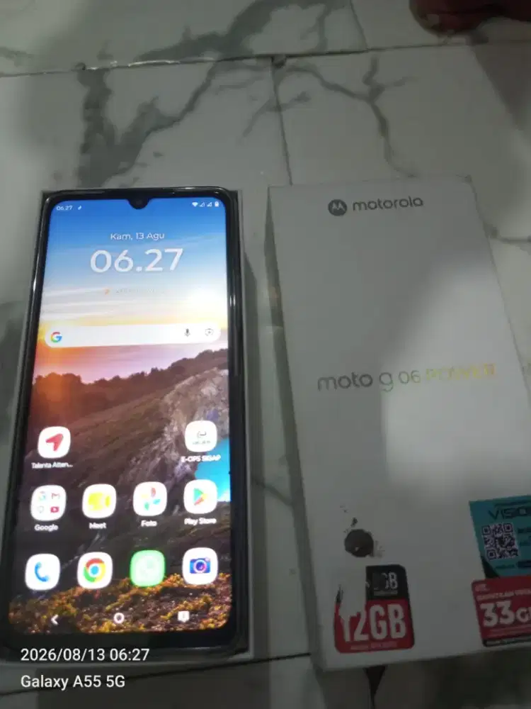 Jual hp Motorola G6 Power Ram.4gb+8gb (12gb)