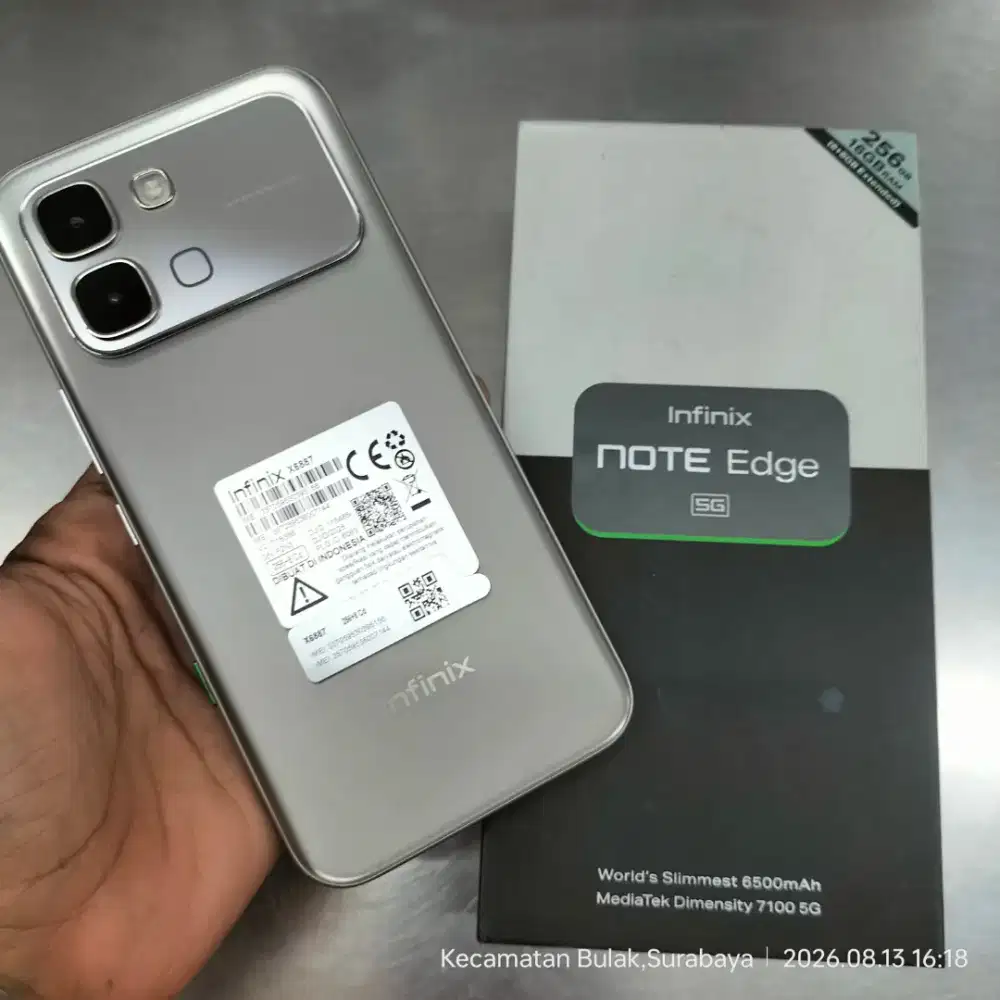 Infinix note edge 5G 8/256 mulus original