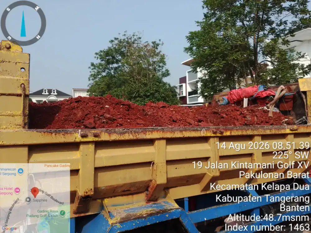Jasa buang puing dan angkutan sampah proyek