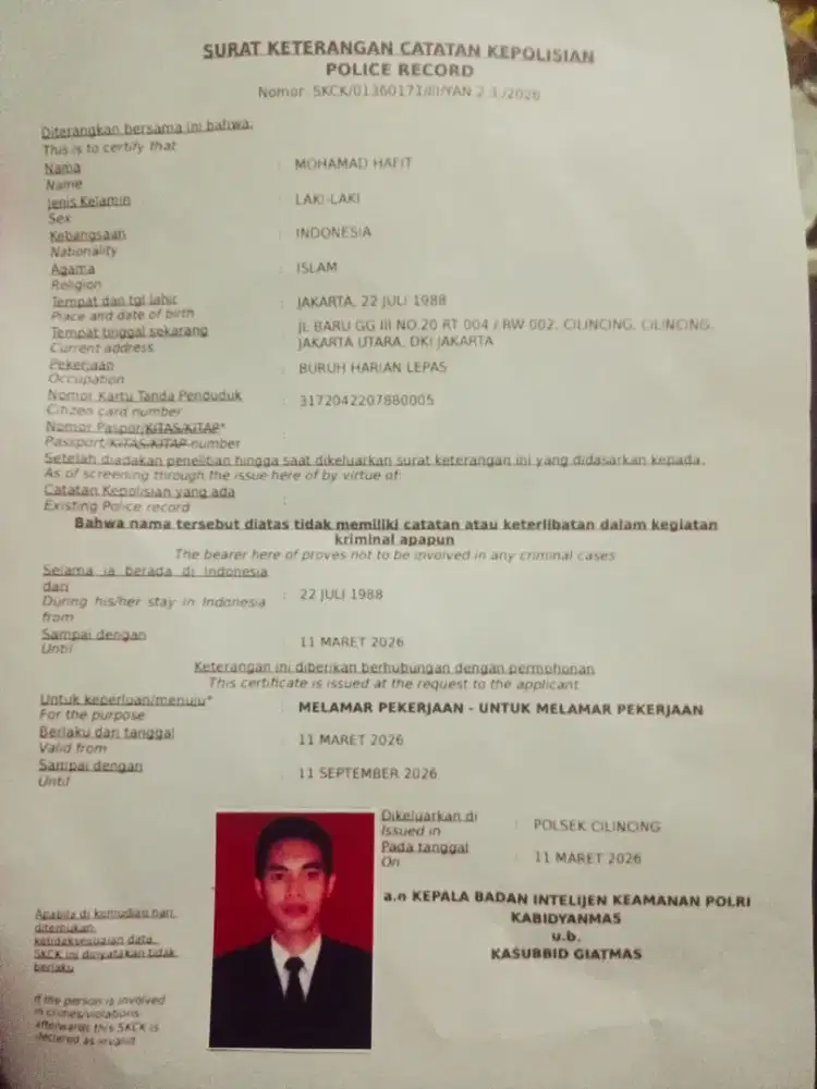 driver berpengalaman