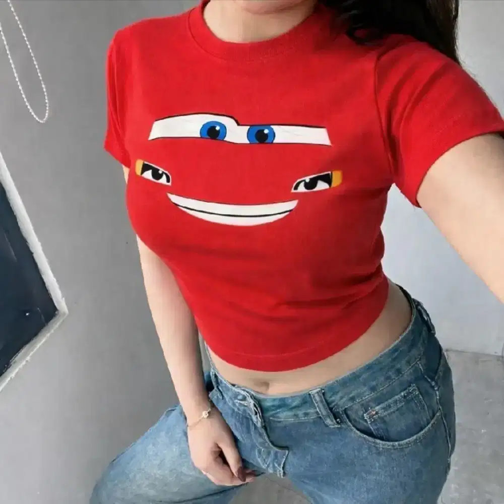 Jual baju top crop kondiwi masih baru