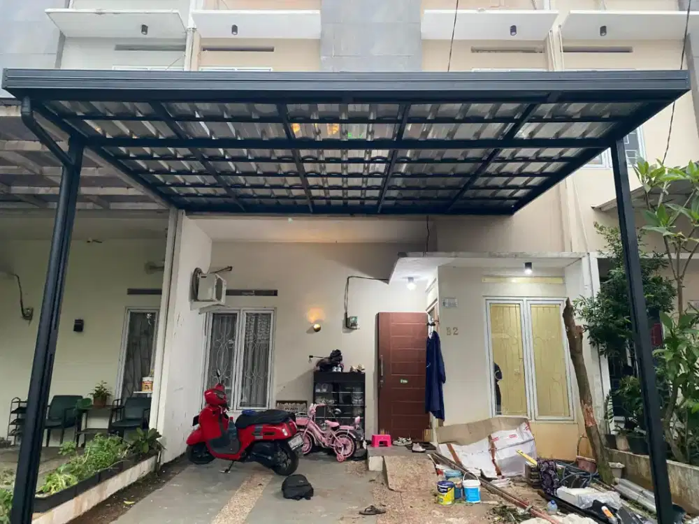 Kanopi Canopy, Kitchen Set, Tralis, Railing, Tangga, Pagar, Atap Baja