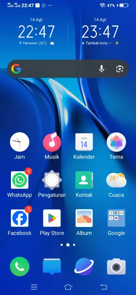 Jual hp Vivo y19 ram 8/256