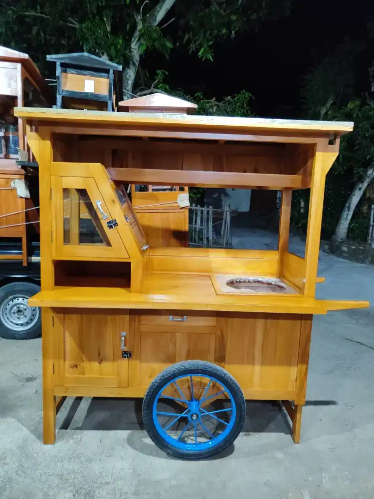 Jual Gerobak Angkringan,Bakso,Mie Ayam,sate,bubur ayam, dlL.