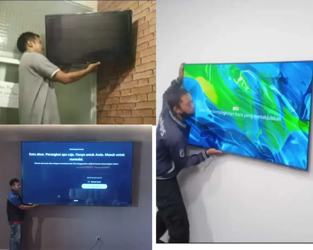 Braket +pasang atau jasa pasang terima rapih breket bracket led tv