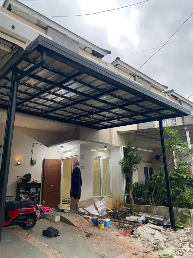 Kanopi Canopy, Tralis, Railing, Tangga, Pagar, Atap Baja, Kitchen Set