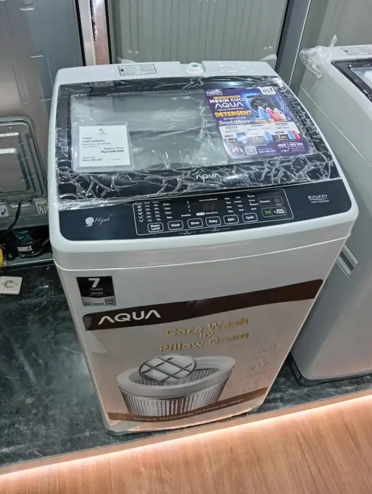 HOT PROMO MESIN CUCI AQUA TERMURAH 2 JUTAAN BERGARANSI RESMI