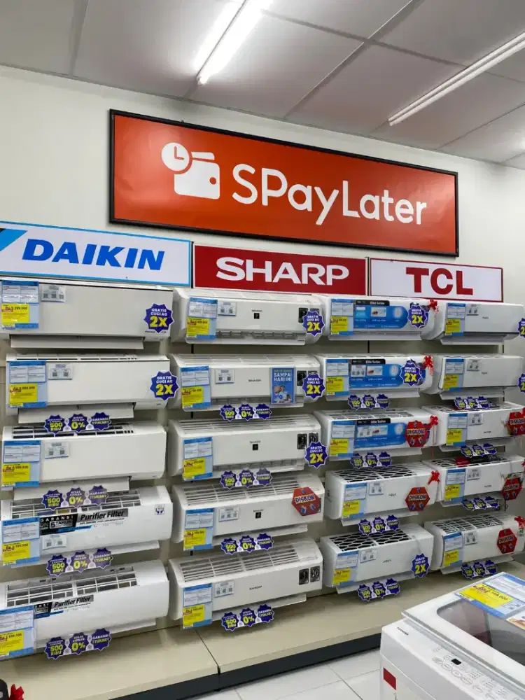 Ac Sharp,Tcl,Daikin pemasangan gratis