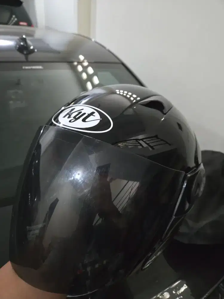 Kyt 2 vision hitam nhk alv ink hjc agv arai shoei airoh