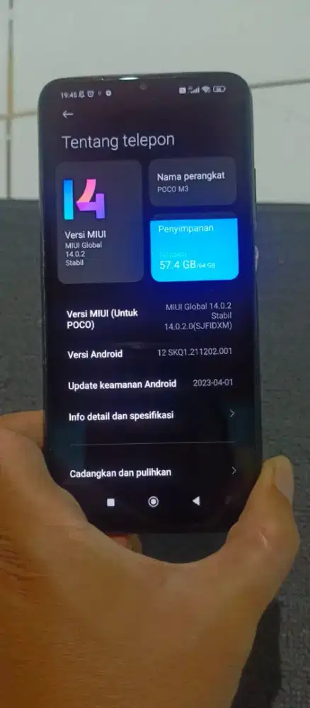 Jual HP Poco M3 4/64 Batangan