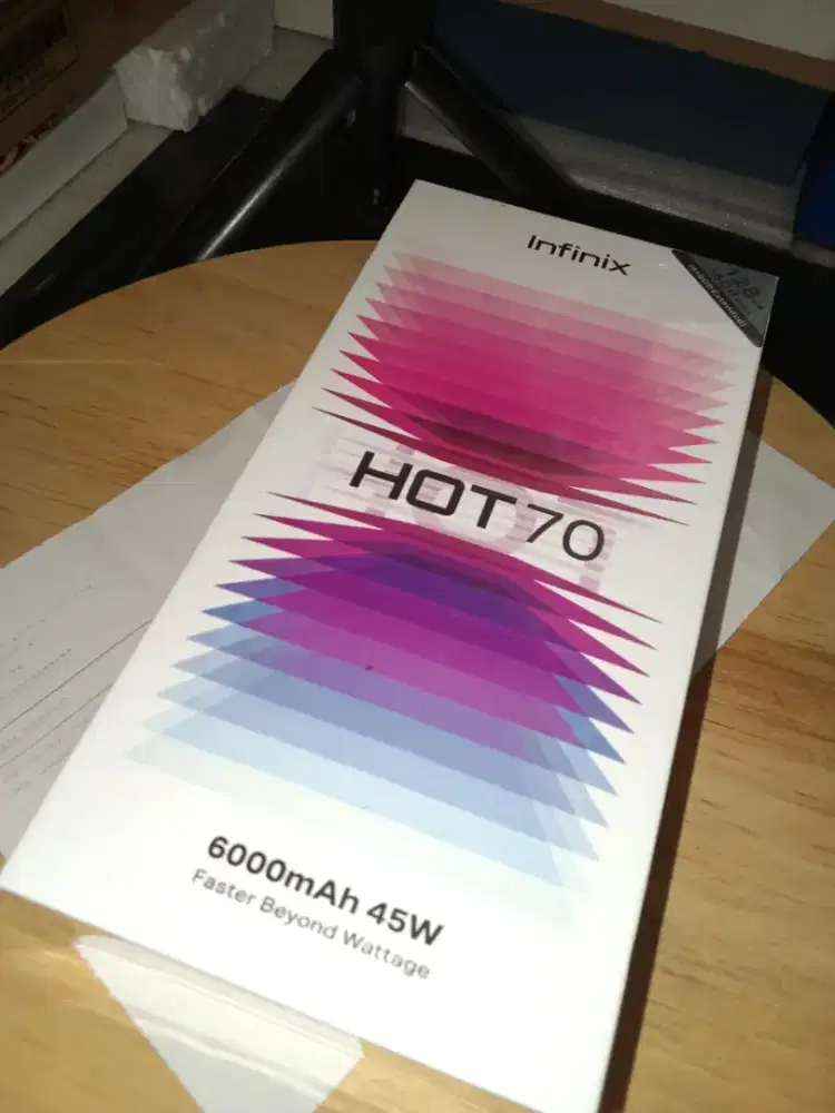 Infinix hot 70 ram 8+8/128 segel box
