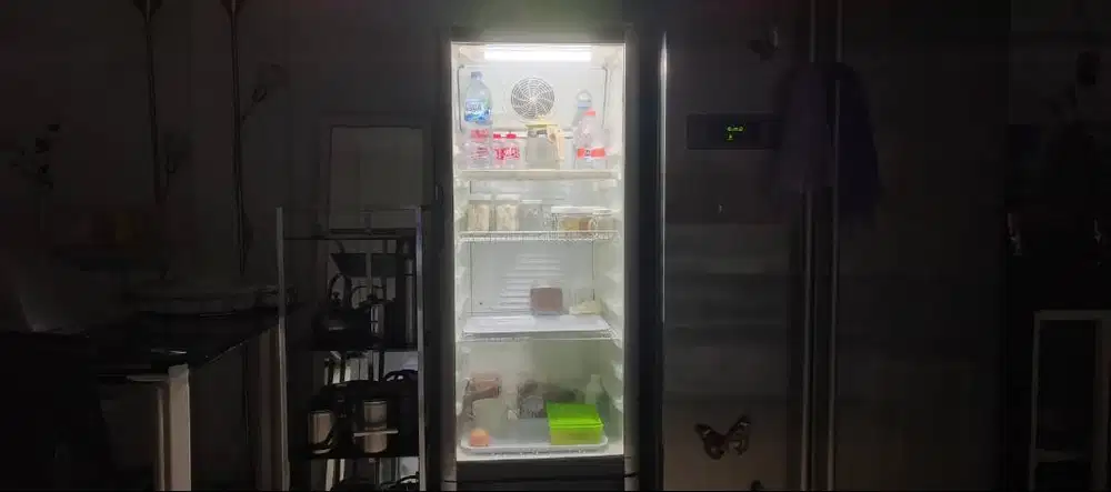 Kulkas Minuman Showcase Polytron